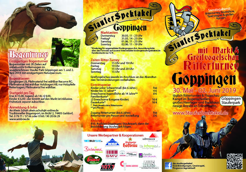 Flyer Stauferspektakel GP 2019